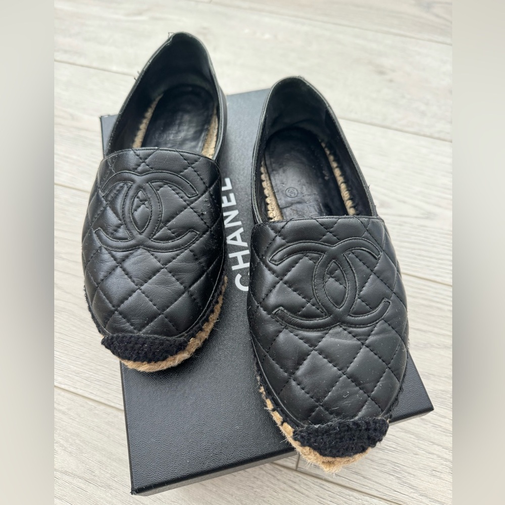 Chanel Espadrilles Black 35